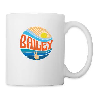 Chemise Bailey Vintage Sunset Bailey Groovy Tie Dye - Mug blanc - blanc - Droite
