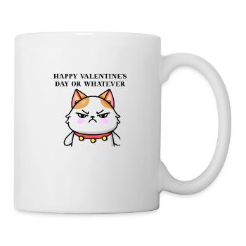 Chat agacé Drôle Idée cadeau de Saint-Valentin - Mug blanc - blanc - Droite