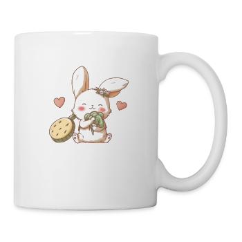 Kaninchen Kohl - Tasse - Weiß - Rechts