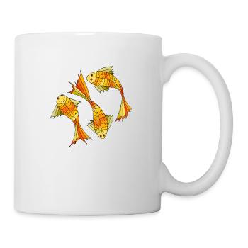 Poissons - Mug blanc - blanc - Droite