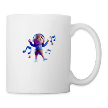 MUSIQUE DRÔLE 06 - Mug blanc - blanc - Droite