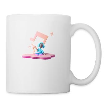 LUSTIGE MUSIK 08 - Tasse - Weiß - Rechts