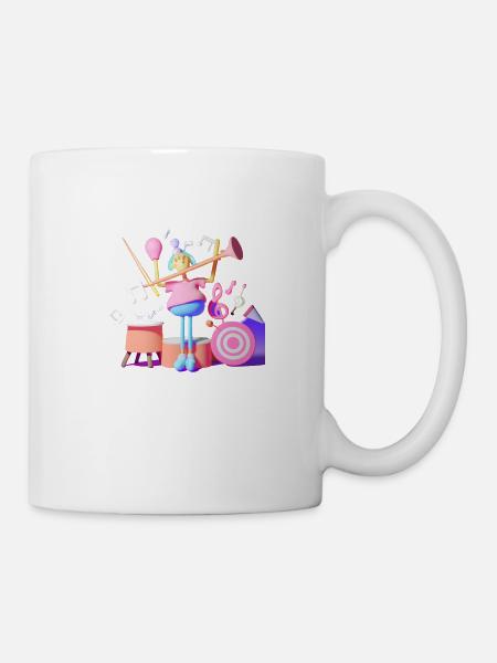 FUNNY MUSIC 020 - Mug - white