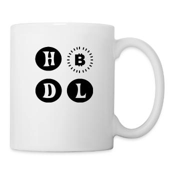 Trading de Bitcoin et d'actions cryptographiques - Mug blanc - blanc - Droite
