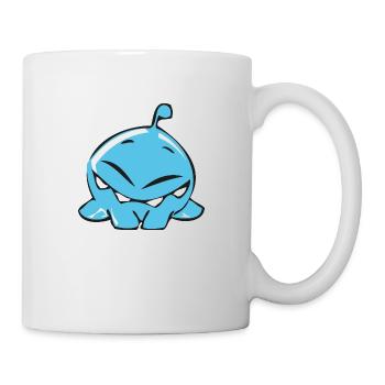 Petit monstre de goutte - Mug blanc - blanc - Droite