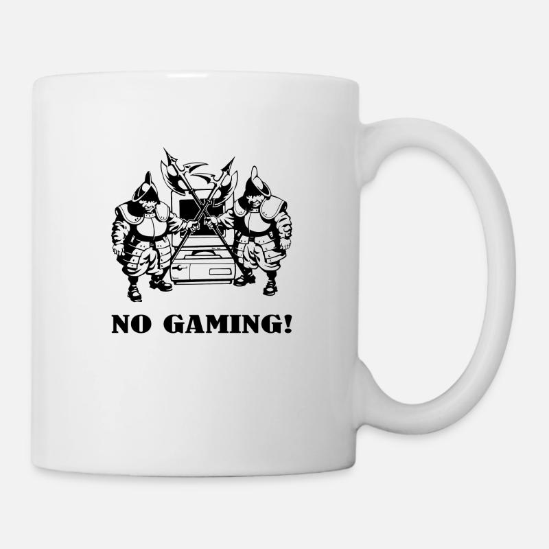 Wache no gaming! - Tasse - Weiß