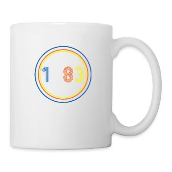 Made in 1983 Originalteile Geschenk zum 40. Geburtstag - Tasse - Weiß - Rechts
