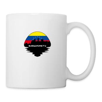 Barquisimeto Venezuela Flagge Skyline Silhouette Tra - Tasse - Weiß - Rechts