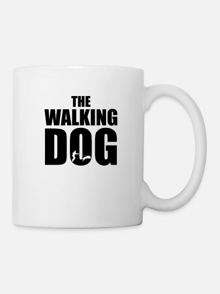 the walking dog Black - Tasse - Weiß