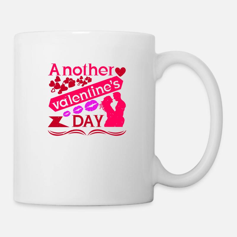 EIN WEITERER VALENTINSTAG - Tasse - Weiß
