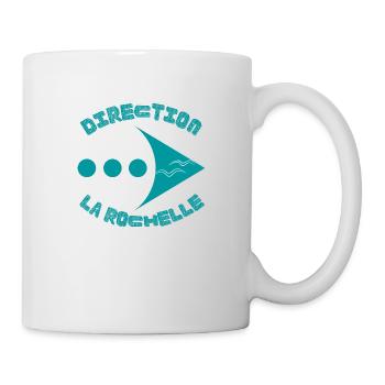 Direction LA ROCHELLE - Mug blanc - blanc - Droite