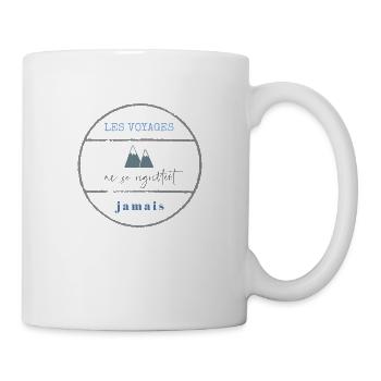 Voyage Camping Roadtrip - Mug blanc - blanc - Droite
