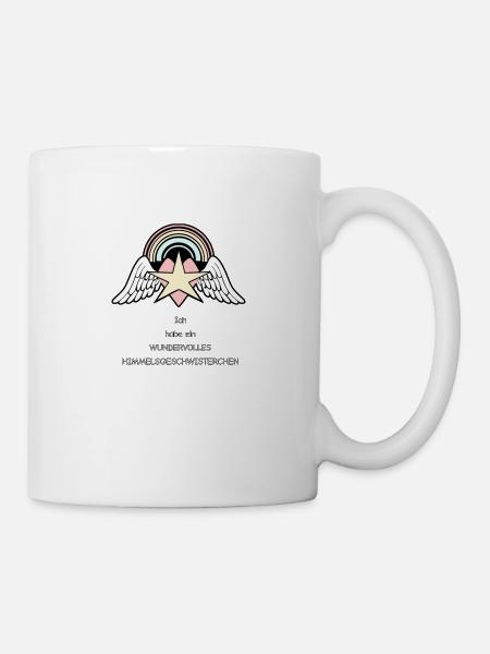 wundervolle Himmelsgeschwisterchen - Tasse - Weiß