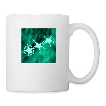 DREI BLAUE STERNE - Tasse - Weiß - Rechts