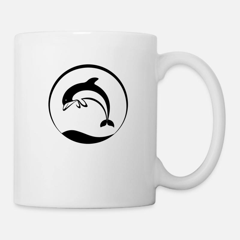 dolphin - Tasse - Weiß