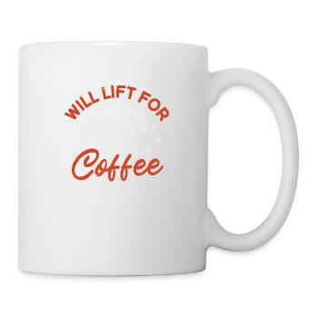 WILL LIFT FOR COFFEE - Mug - white - Right