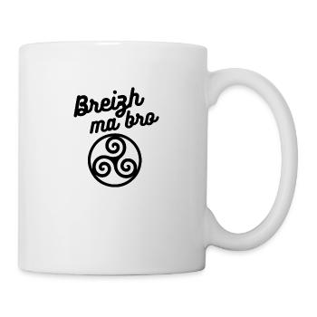 Breizh ma bro -Bretagne mon pays - Logo Breizh - Mug - white - Right