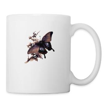 Schmetterling - Tasse - Weiß - Rechts
