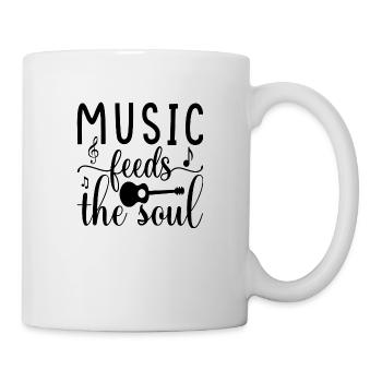 Music feeds the Soul - Mug - white - Right