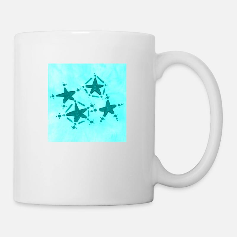 4 ÉTOILES SOURIANT AZULITO - Mug blanc - blanc