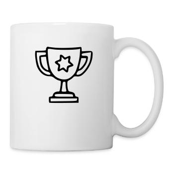 Coupe Dessin Gagner Croquis Noir - Mug blanc - blanc - Droite