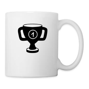 Coupe Dessin Gagner Croquis Noir - Mug blanc - blanc - Droite