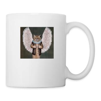 katze mit flügeln - Tasse - Weiß - Rechts