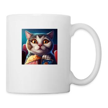 Catmovie - Tasse - Weiß - Rechts