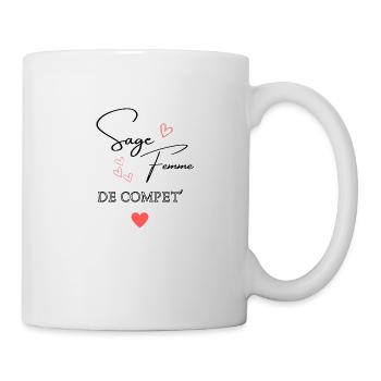 sage femme de competition - Mug blanc - blanc - Droite
