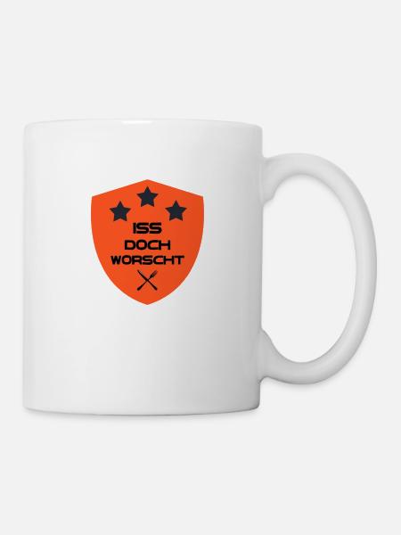 Iss doch Wurst - Tasse - Weiß