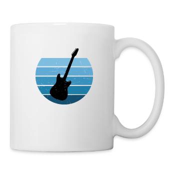 Guitariste Femmes Guitare classique - Mug blanc - blanc - Droite