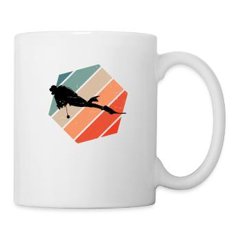Scuba Taucher Scuba Tauchen Taucher Herren - Tasse - Weiß - Rechts