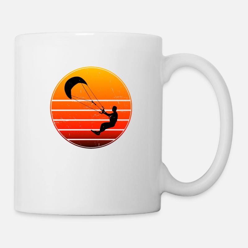 Kitesurfen Kitesurfing Kitesurf Kitesurfer - Mug - white