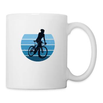 Road Bike Women's Road Cycling Road Cyclists - Mug - white - Right