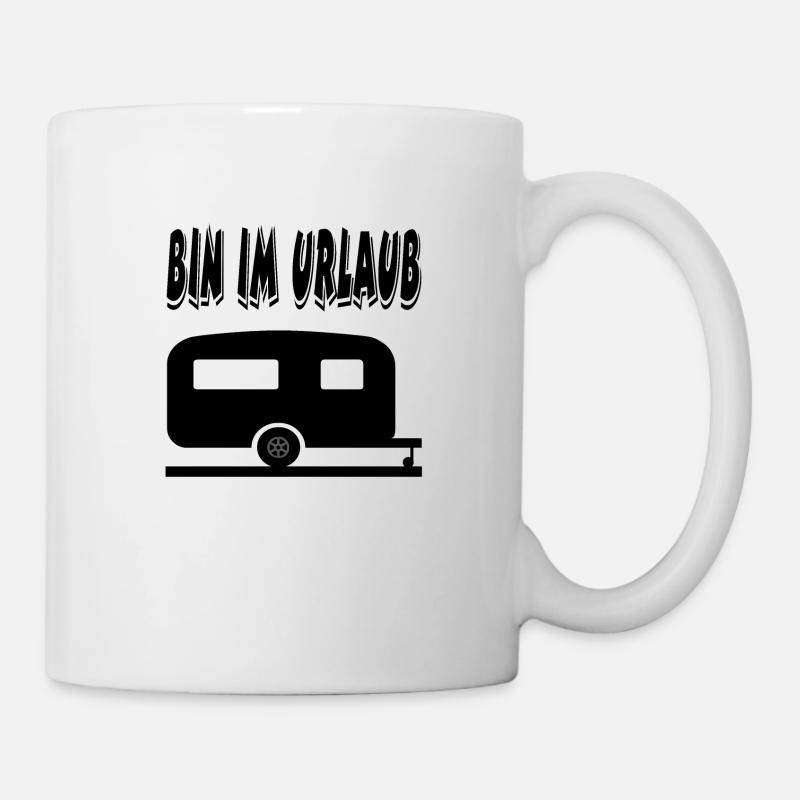 Camping - Tasse - Weiß