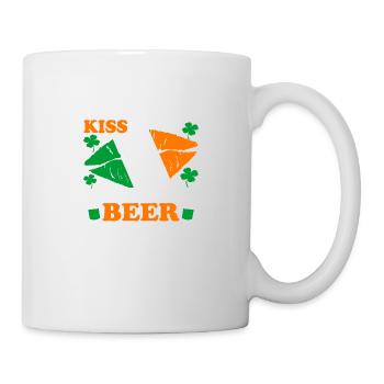 Keep your Kiss I ́m here for the Beer - Mug - white - Right