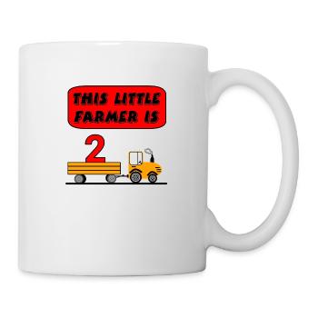 Bauer - Tasse - Weiß - Rechts