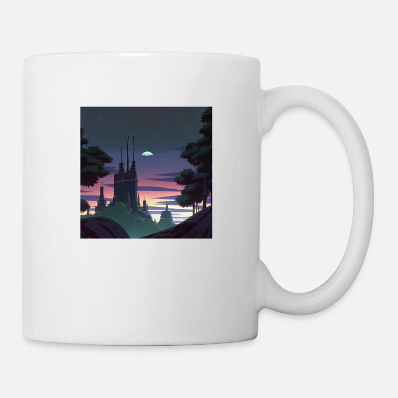 Nature enchantée - Mug blanc - blanc