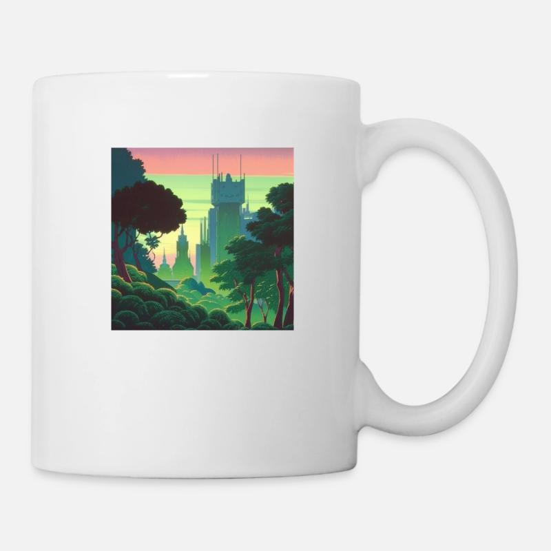 Verzauberte Natur - Tasse - Weiß