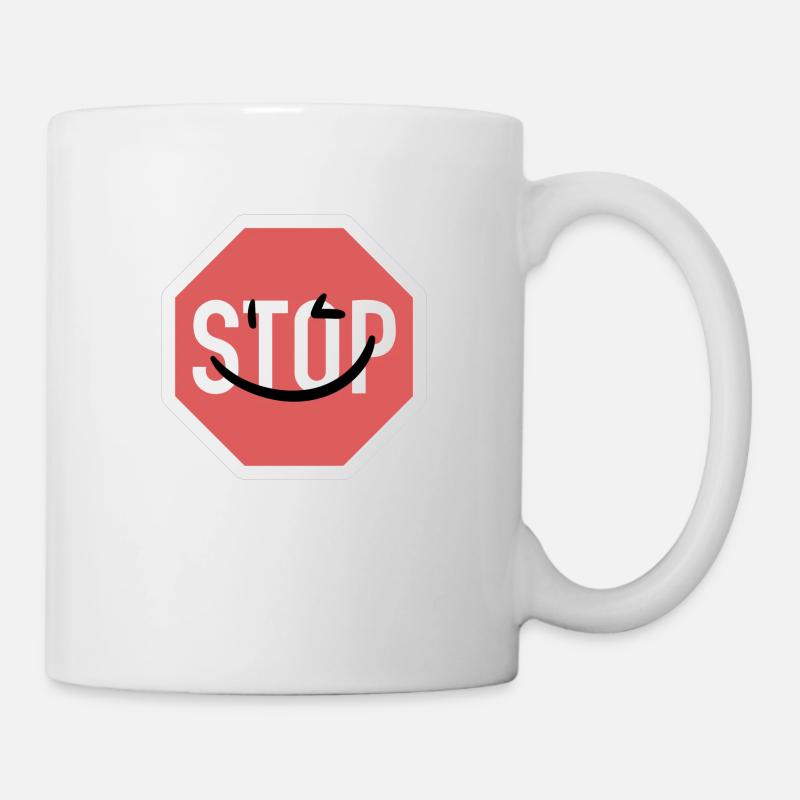 Gestaltung einer Ampel - Tasse - Weiß