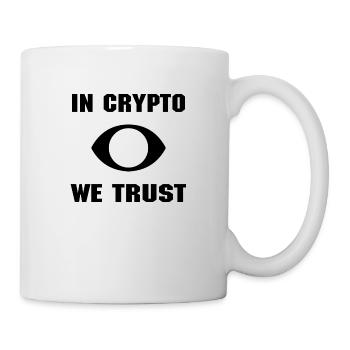 Bitcoin Trading Crypto Aktien - Tasse - Weiß - Rechts