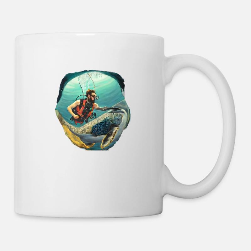Amour des profondeurs de mer - Mug blanc - blanc