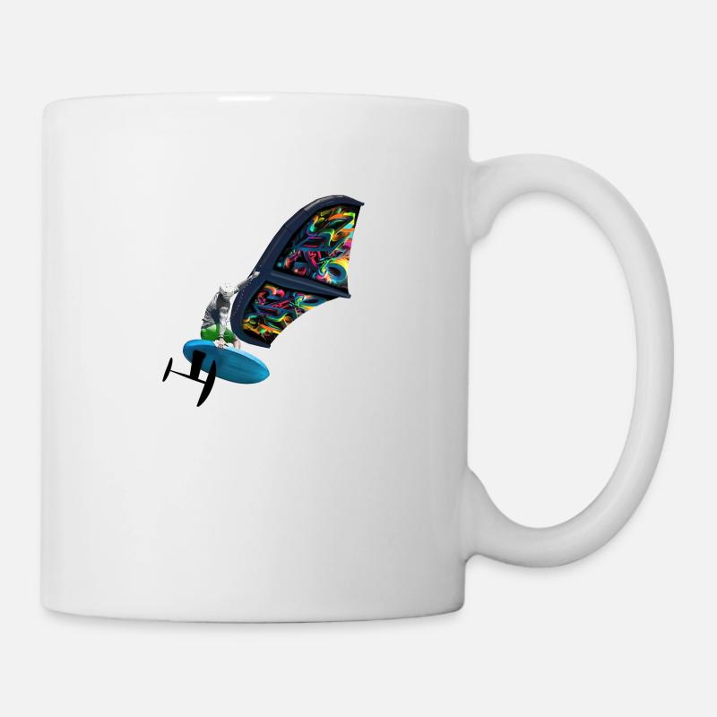 Wing Foil Surf - Tasse - Weiß