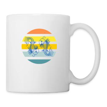Koifish_Summer - Tasse - Weiß - Rechts