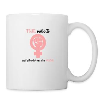 Gib mich ma den Mottek - Tasse - Weiß - Rechts