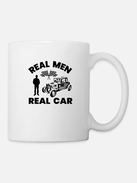 Auto - Tasse - Weiß
