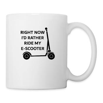 E-Scooter E-Roller Scooter - Mug blanc - blanc - Droite