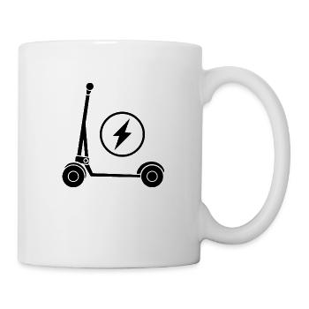 E-Scooter E-Roller Scooter - Mug - white - Right