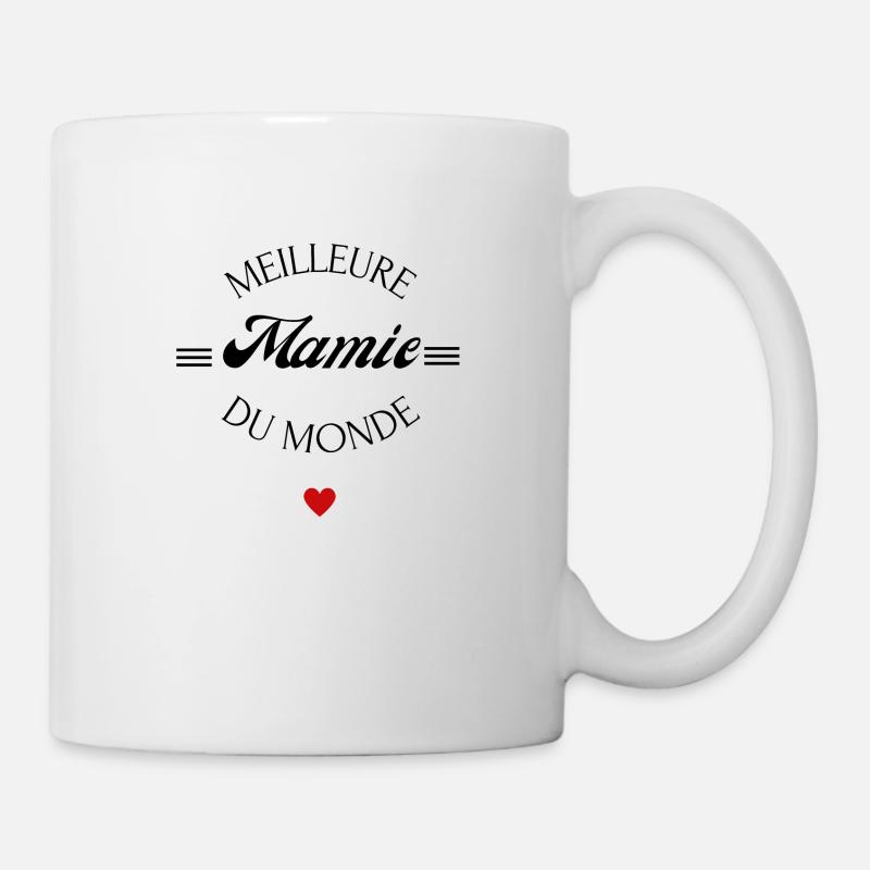 meilleure mamie du monde - Mug blanc - blanc