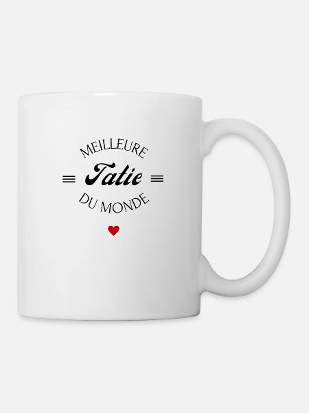 meilleure tatie du monde - Mug blanc - blanc